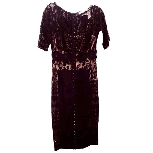 *Byron Lars Black Lace Charimissa Dress* - Picture 2 of 11